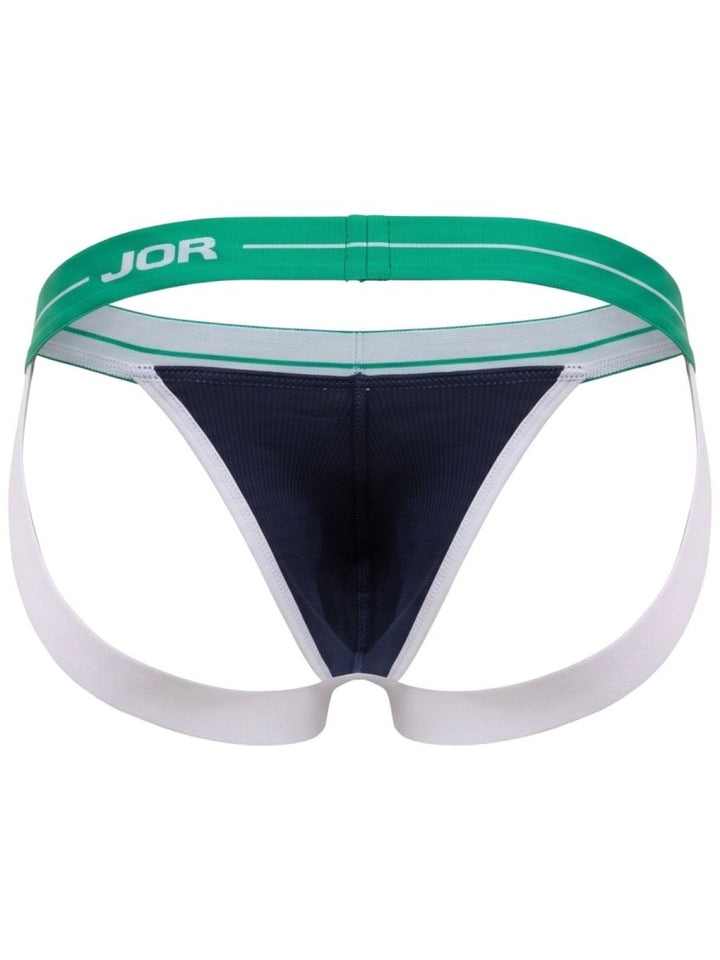 JOR Rush Jockstrap in blue – men's stretch fabric athletic jockstrap Handmade in Colombia