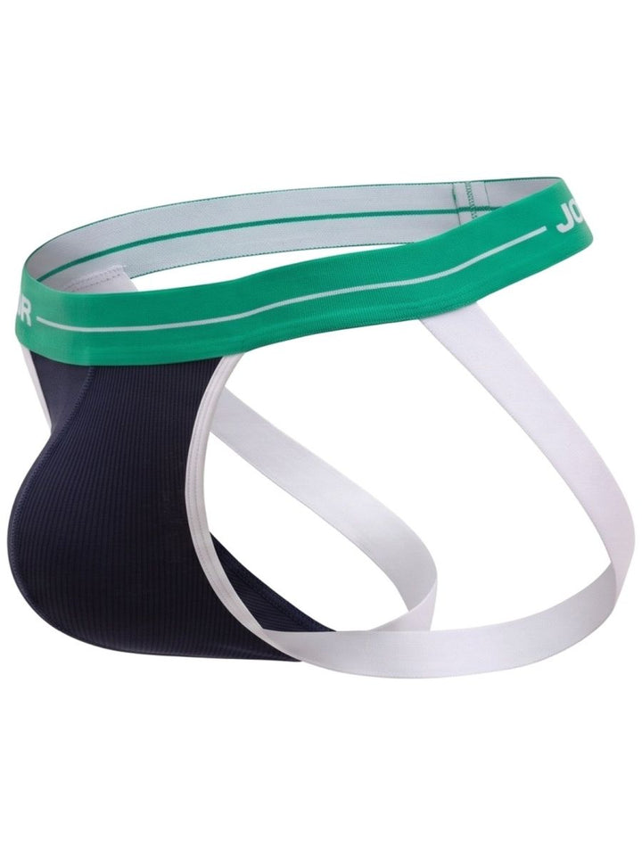 JOR Rush Jockstrap in blue – men's stretch fabric athletic jockstrap Handmade in Colombia
