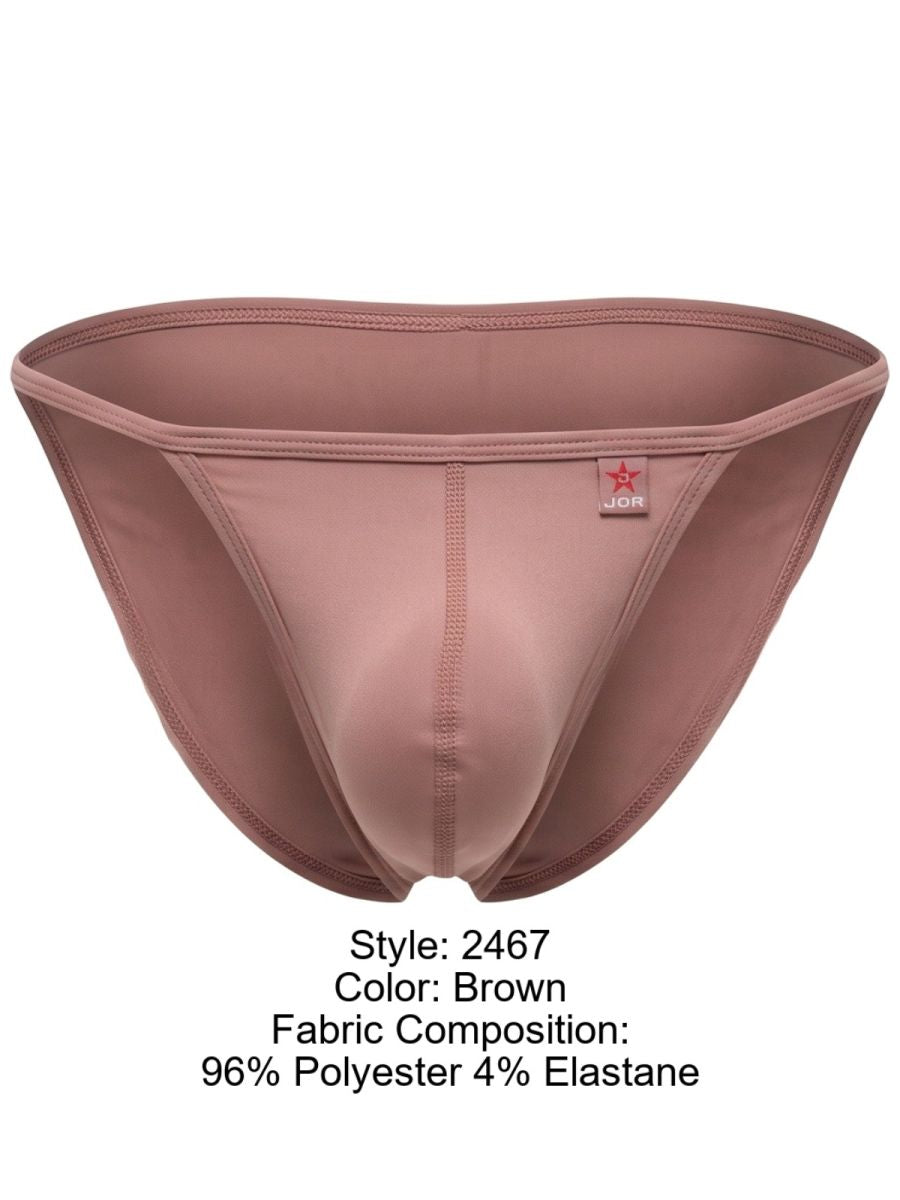 JOR Axel Minimalist Men's Bikini Brief in Brown – men's briefs