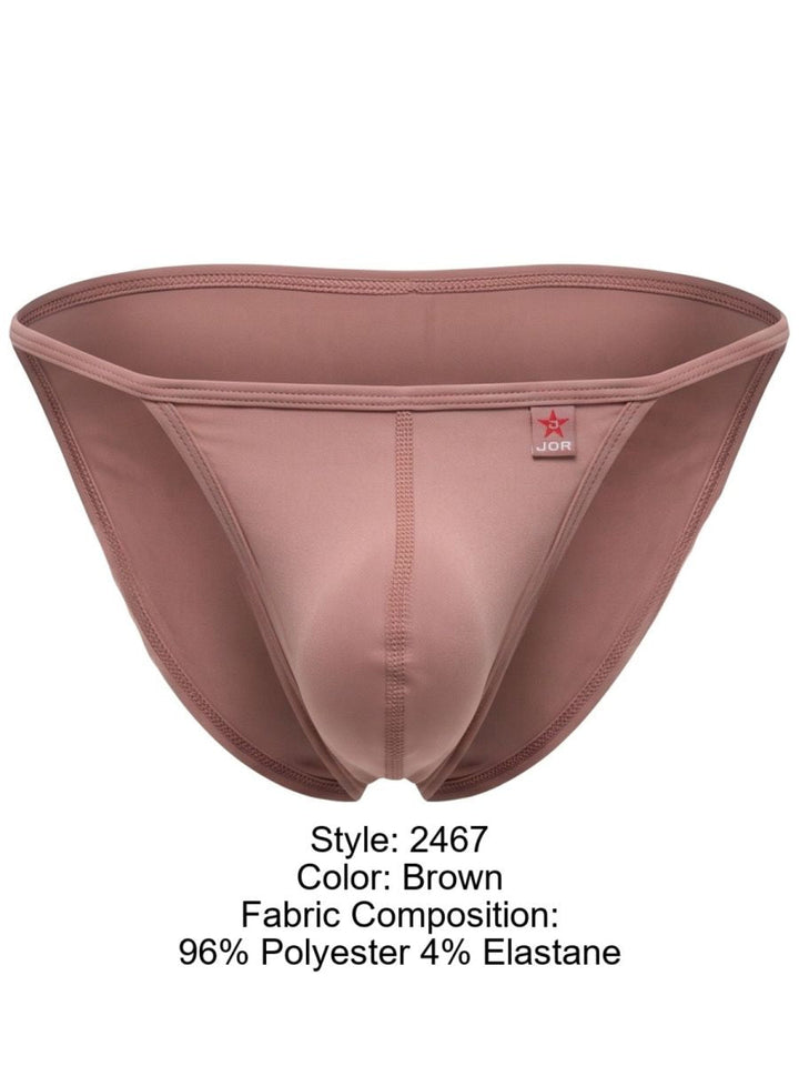 JOR Axel Minimalist Men's Bikini Brief in Brown – men's briefs