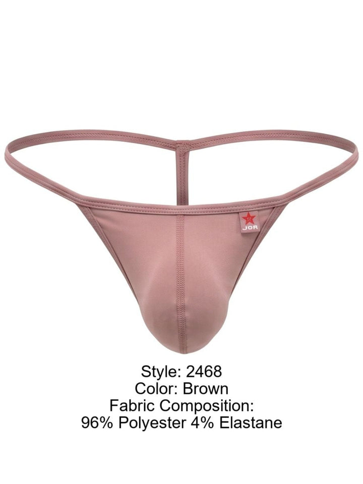 JOR Axel Sleek Comfort Men's Thong in Brown – men's thongs