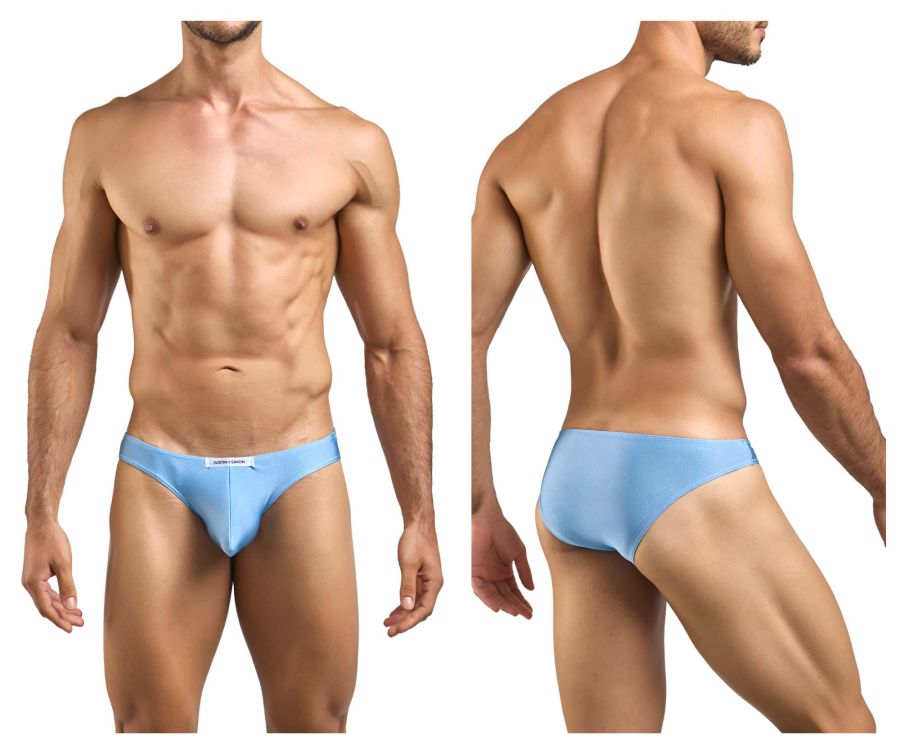 CandyMan JUSTIN+SIMON XSJ01 Classic Men's Bikini Brief in Baby Blue – men's briefs