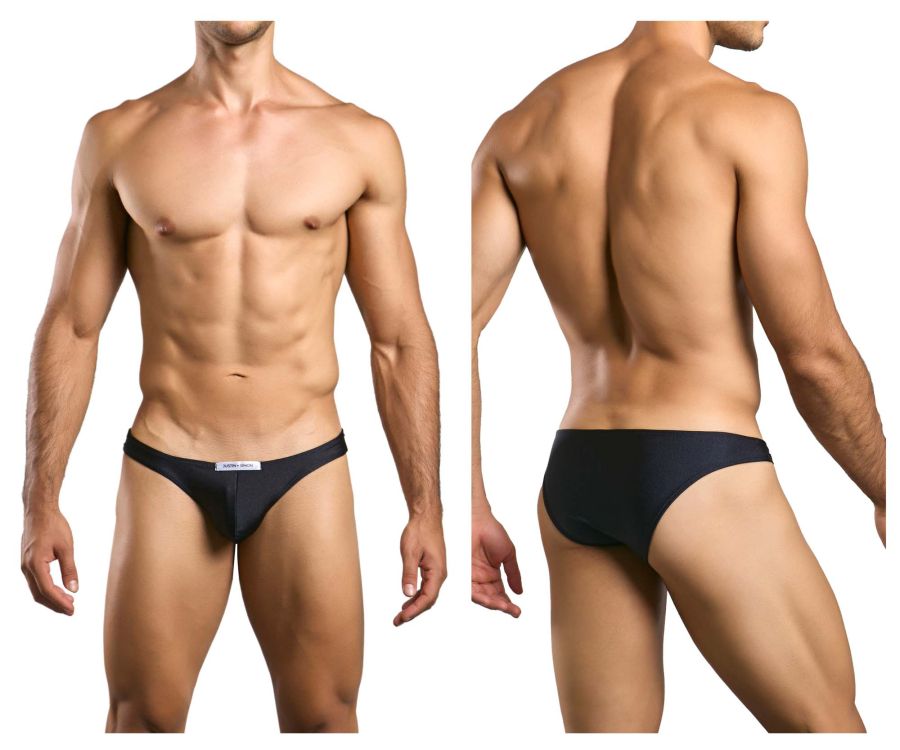 CandyMan JUSTIN+SIMON XSJ01 Classic Men's Bikini Brief in Black – men's briefs