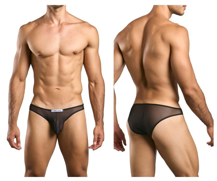 CandyMan JUSTIN+SIMON XSJ01 Classic Men's Bikini Brief in Black – men's briefs