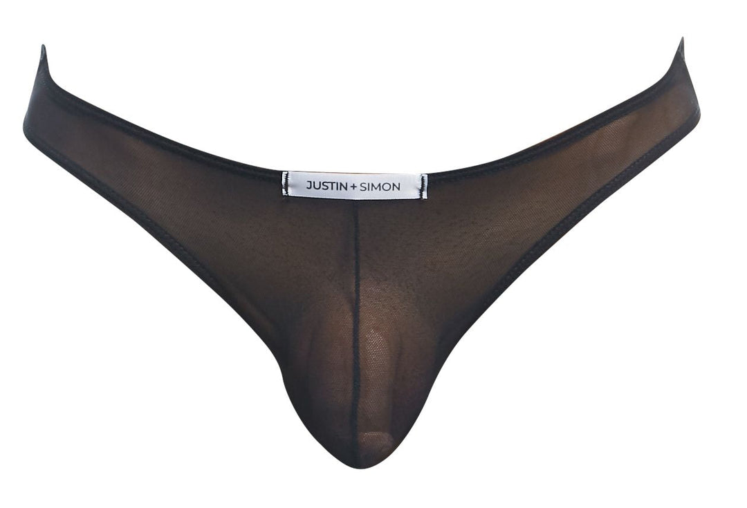 CandyMan JUSTIN+SIMON XSJ01 Classic Men's Bikini Brief in Black – men's briefs