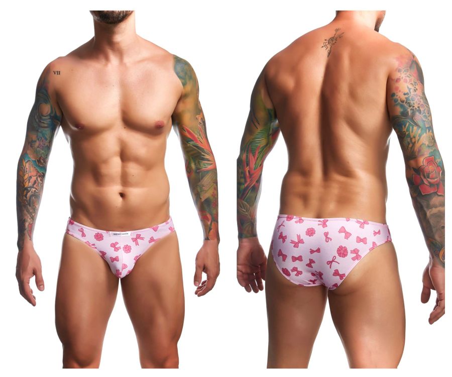 CandyMan JUSTIN+SIMON XSJ01 Classic Men's Bikini Brief in Coquette – men's briefs