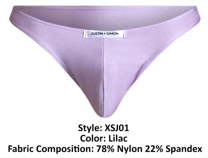 CandyMan JUSTIN+SIMON XSJ01 Classic Men's Bikini Brief in Lilac – men's briefs