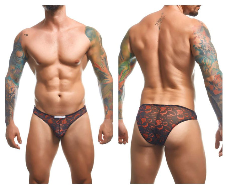 CandyMan JUSTIN+SIMON XSJ01 Classic Men's Bikini Brief in Lips – men's briefs