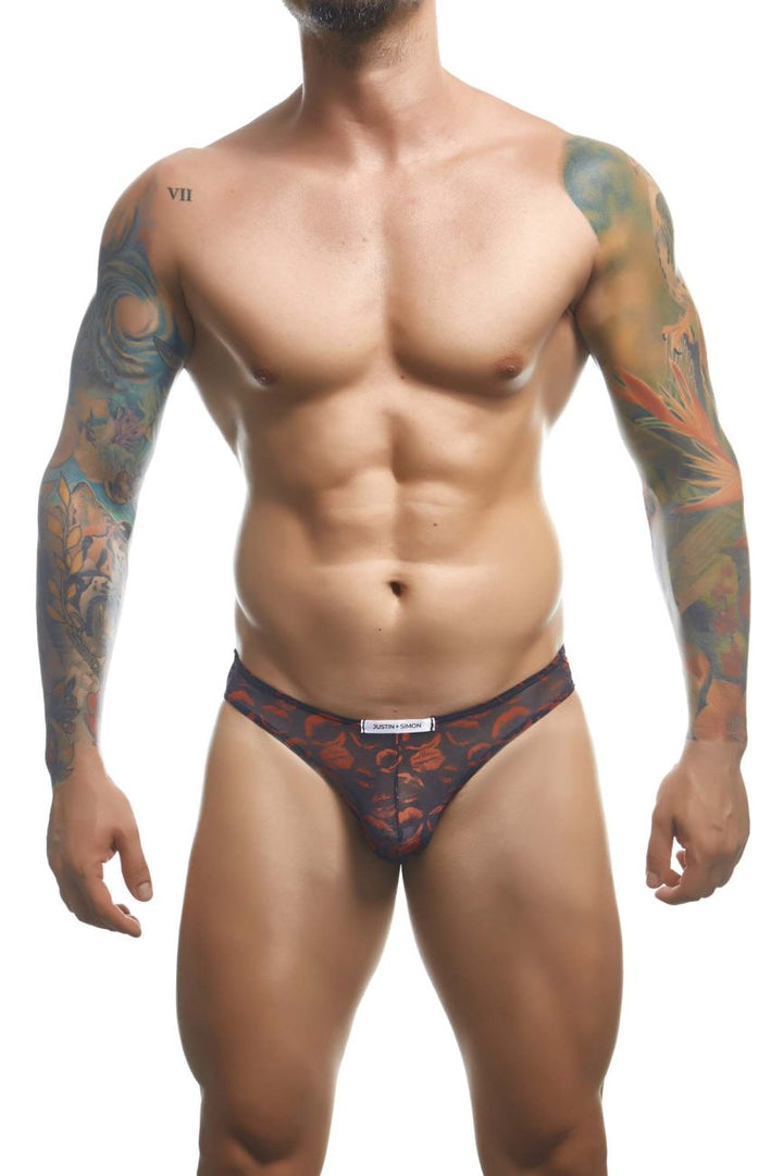 CandyMan JUSTIN+SIMON XSJ01 Classic Men's Bikini Brief in Lips – men's briefs