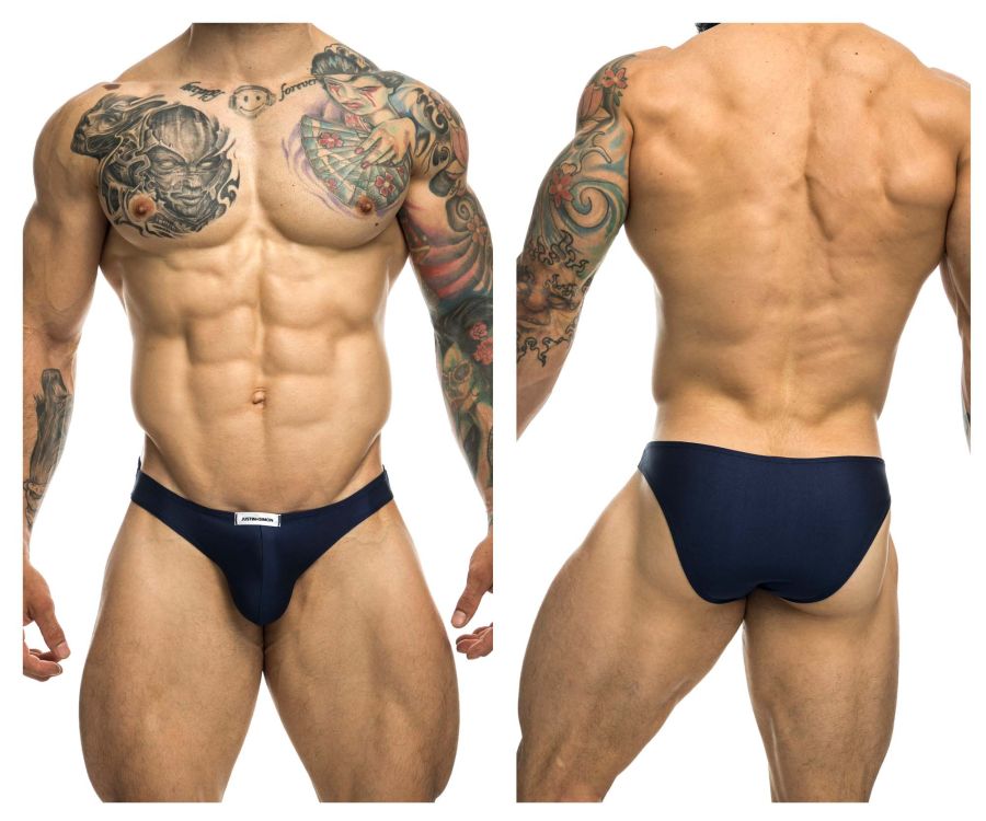 CandyMan JUSTIN+SIMON XSJ01 Classic Men's Bikini Brief in Navy – men's briefs
