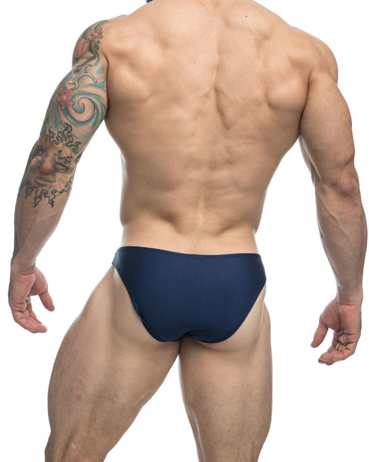 CandyMan JUSTIN+SIMON XSJ01 Classic Men's Bikini Brief in Navy – men's briefs