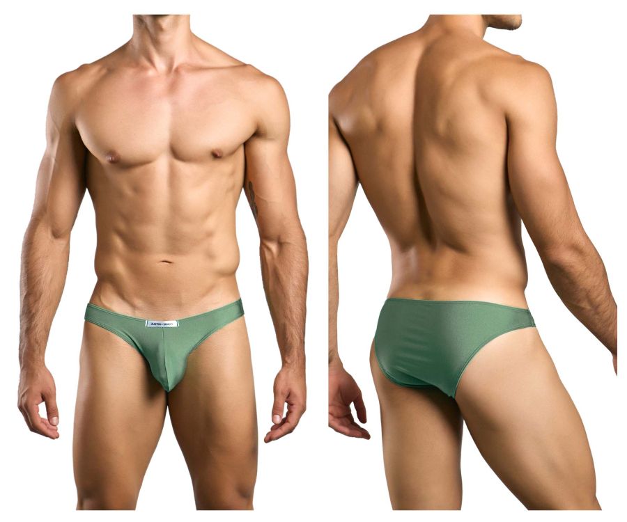 CandyMan JUSTIN+SIMON XSJ01 Classic Men's Bikini Brief in New Green – men's briefs
