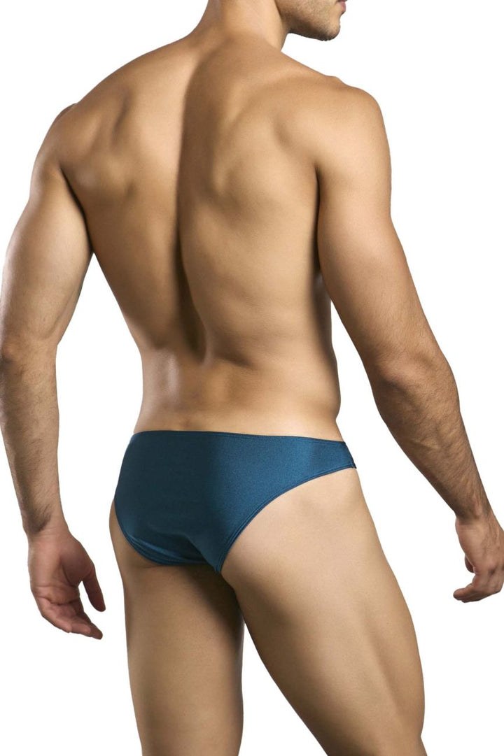 CandyMan JUSTIN+SIMON XSJ01 Classic Men's Bikini Brief in Opal Green – men's briefs