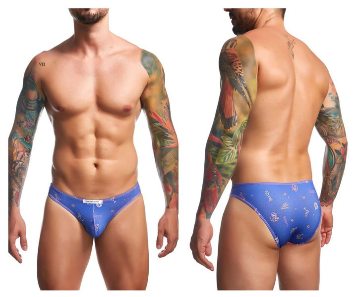 CandyMan JUSTIN+SIMON XSJ01 Classic Men's Bikini Brief in Party – men's briefs