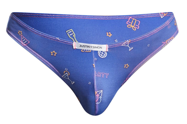 CandyMan JUSTIN+SIMON XSJ01 Classic Men's Bikini Brief in Party – men's briefs