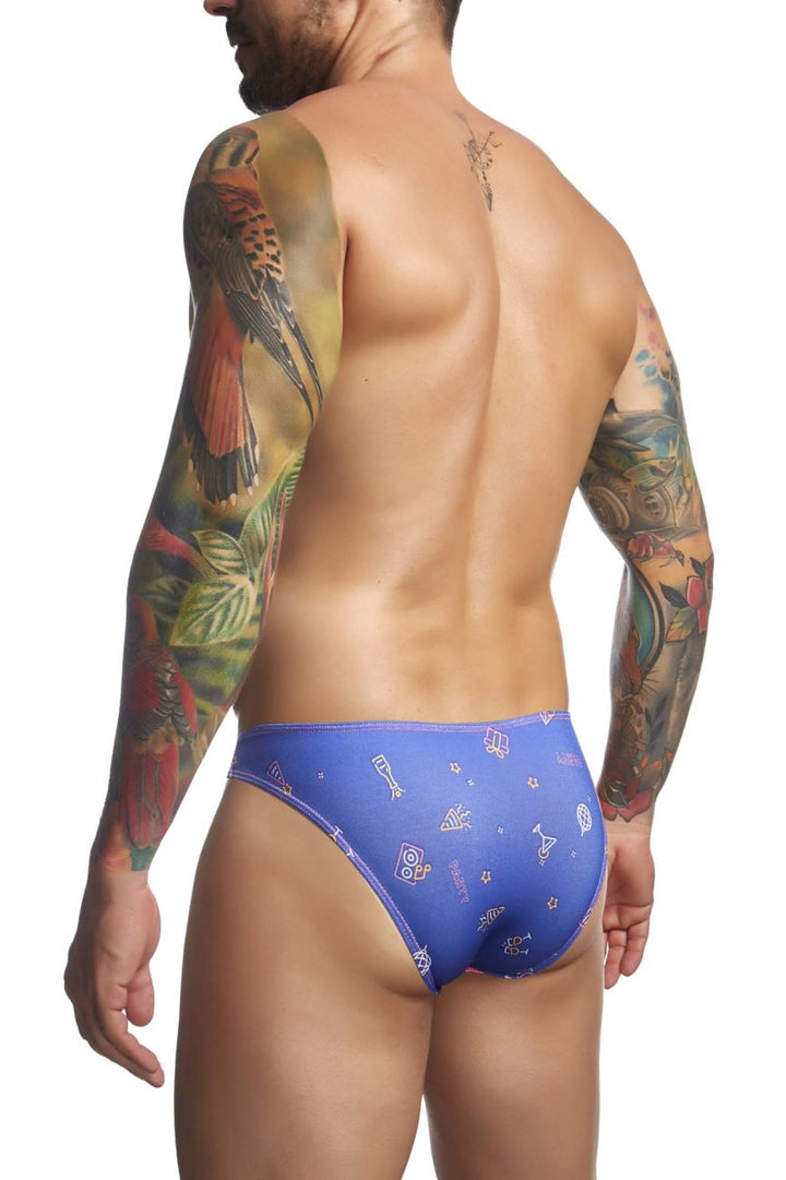 CandyMan JUSTIN+SIMON XSJ01 Classic Men's Bikini Brief in Party – men's briefs