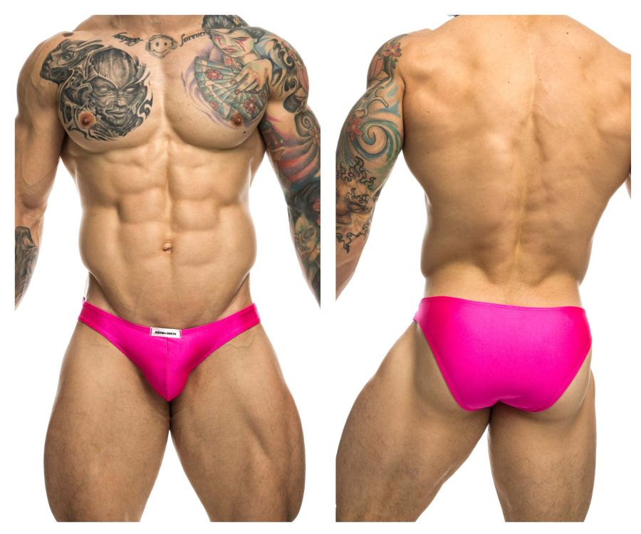 CandyMan JUSTIN+SIMON XSJ01 Classic Men's Bikini Brief in Pink – men's briefs
