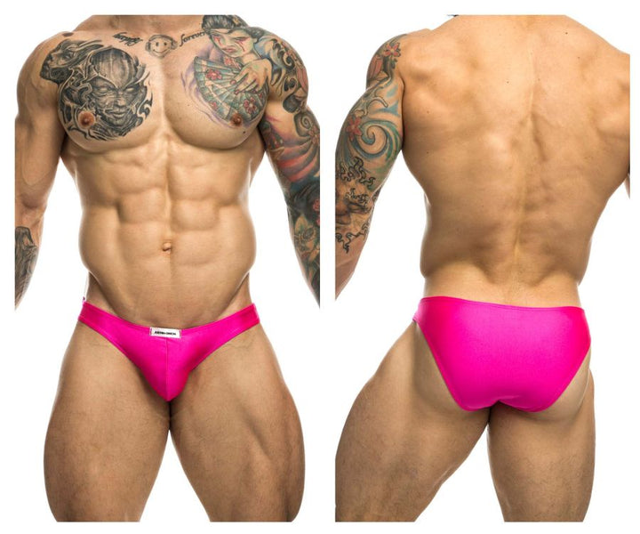 CandyMan JUSTIN+SIMON XSJ01 Classic Men's Bikini Brief in Pink – men's briefs