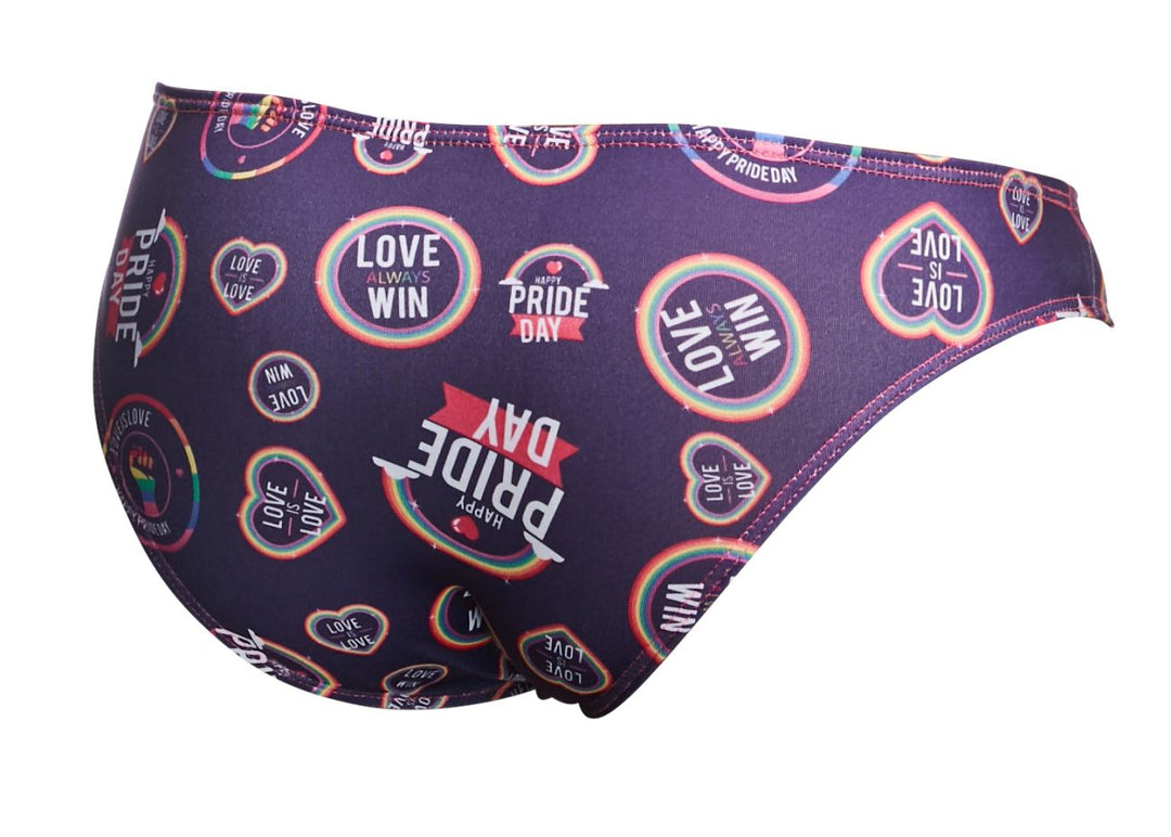 CandyMan JUSTIN+SIMON XSJ01 Classic Men's Bikini Brief in Pride – men's briefs