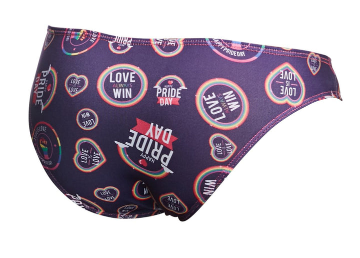 CandyMan JUSTIN+SIMON XSJ01 Classic Men's Bikini Brief in Pride – men's briefs