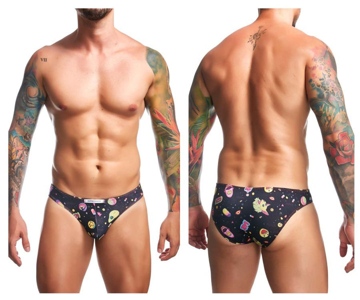 CandyMan JUSTIN+SIMON XSJ01 Classic Men's Bikini Brief in Psycodelic – men's briefs