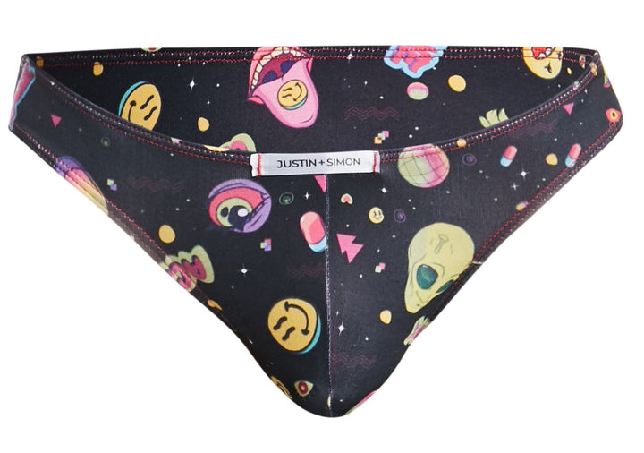 CandyMan JUSTIN+SIMON XSJ01 Classic Men's Bikini Brief in Psycodelic – men's briefs