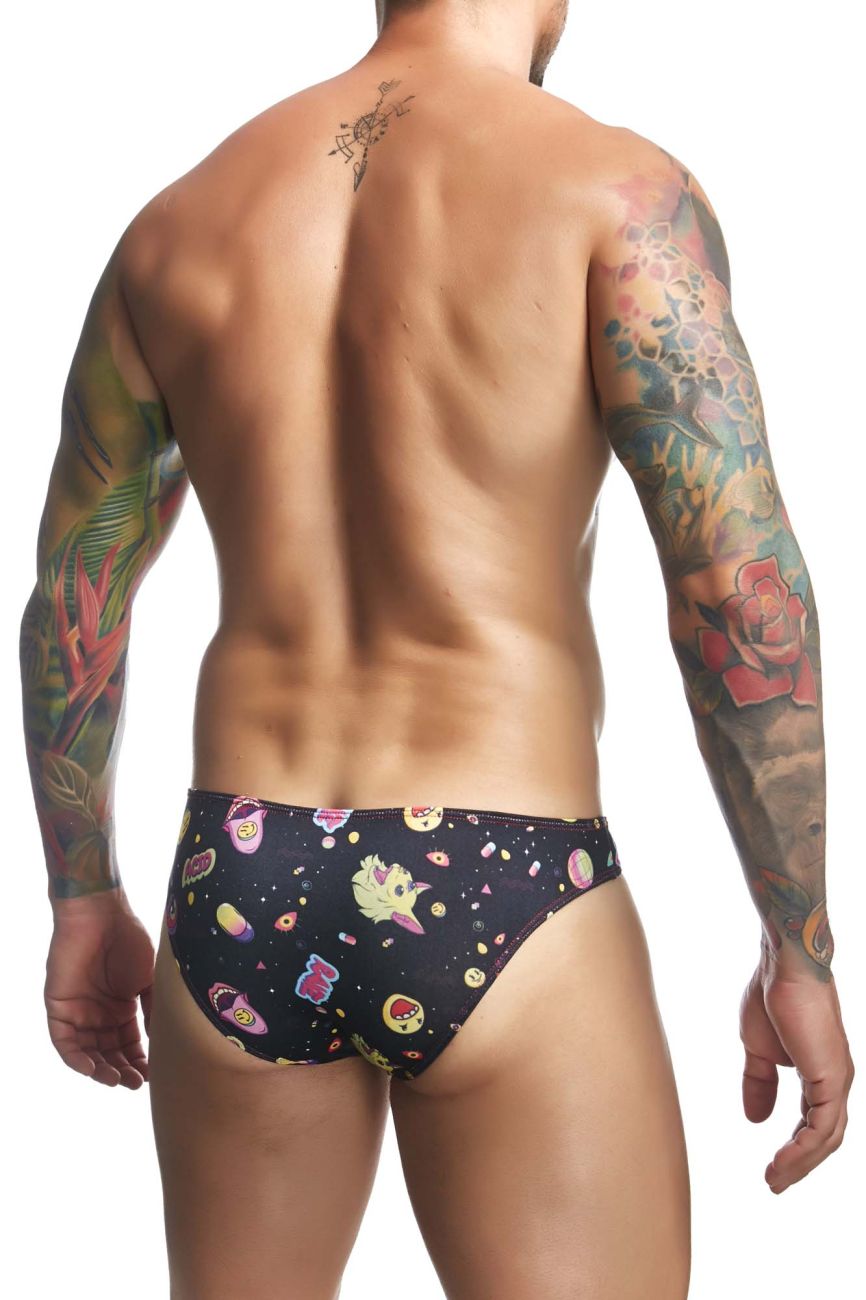 CandyMan JUSTIN+SIMON XSJ01 Classic Men's Bikini Brief in Psycodelic – men's briefs