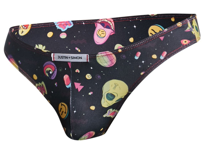 CandyMan JUSTIN+SIMON XSJ01 Classic Men's Bikini Brief in Psycodelic – men's briefs