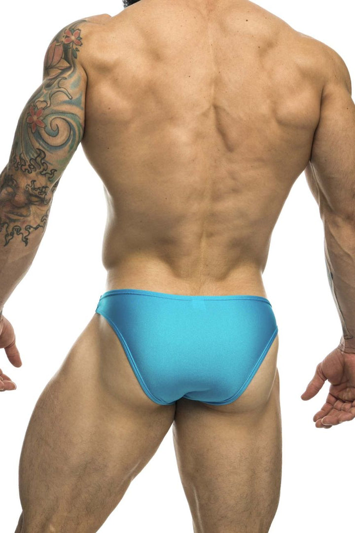 CandyMan JUSTIN+SIMON XSJ01 Classic Men's Bikini Brief in Turquoise – men's briefs