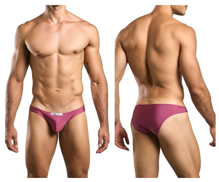 CandyMan JUSTIN+SIMON XSJ01 Classic Men's Bikini Brief in Wine – men's briefs
