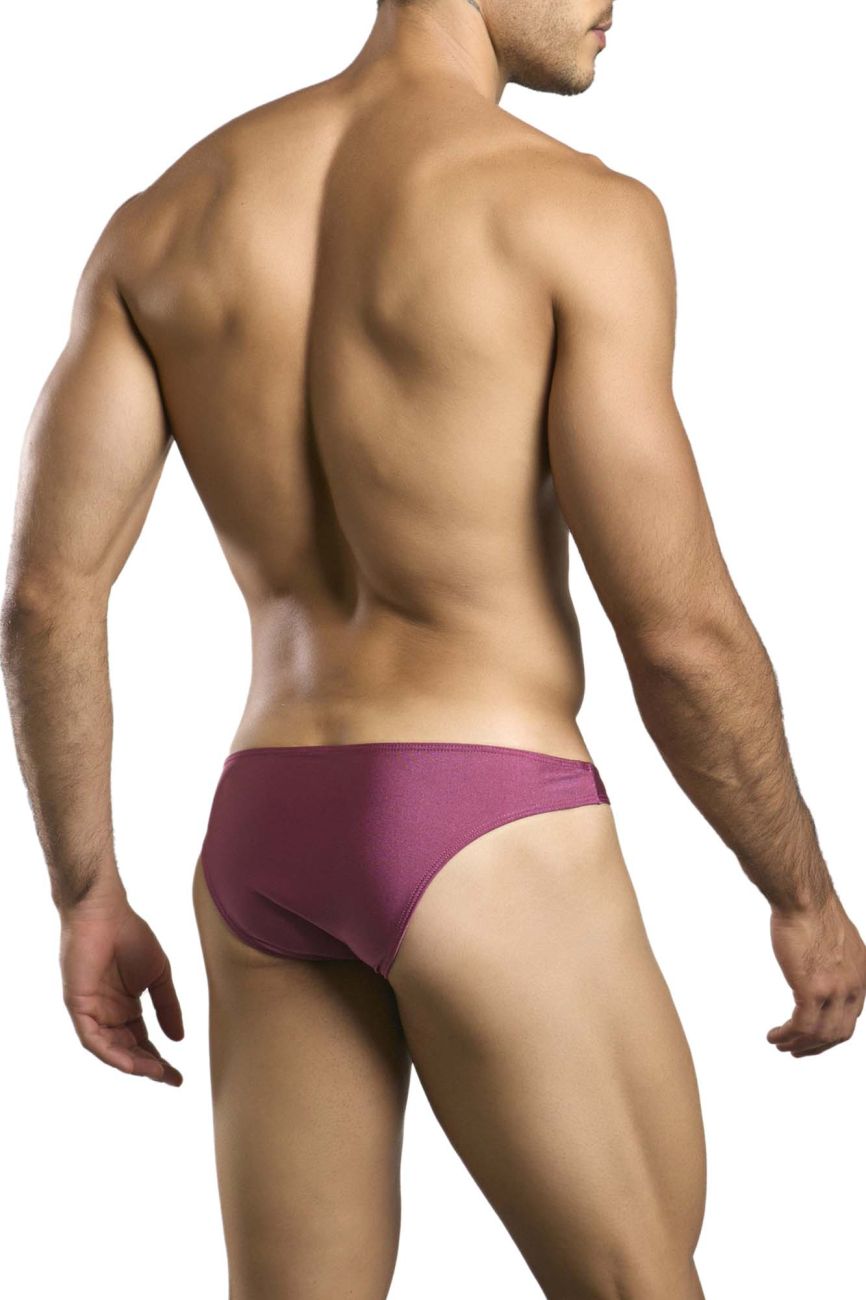 CandyMan JUSTIN+SIMON XSJ01 Classic Men's Bikini Brief in Wine – men's briefs