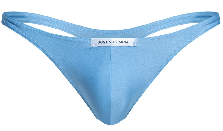 CandyMan JUSTIN+SIMON XSJ03 Classic Men's Thong in Baby Blue – men's thongs
