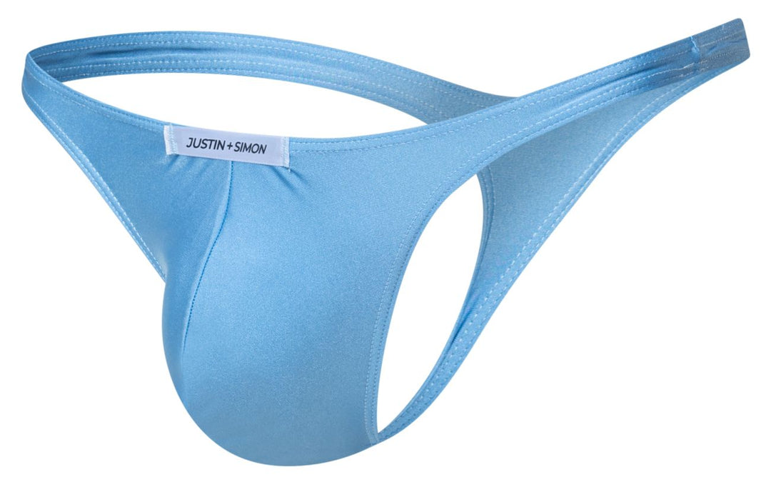 CandyMan JUSTIN+SIMON XSJ03 Classic Men's Thong in Baby Blue – men's thongs