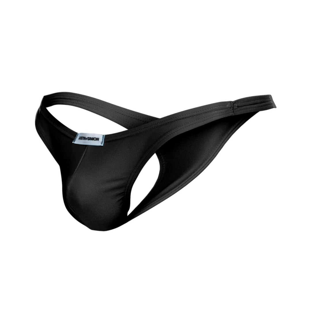 CandyMan JUSTIN+SIMON XSJ03 Classic Men's Thong in Black – men's thongs