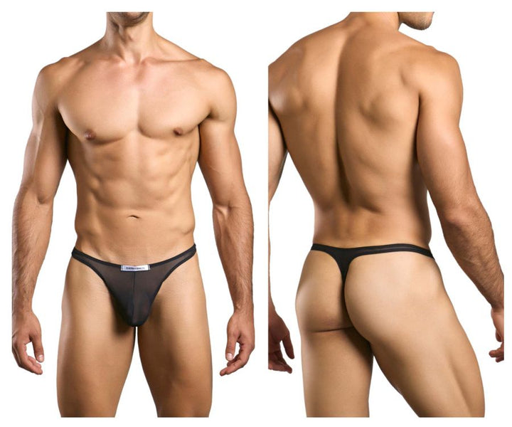 CandyMan JUSTIN+SIMON XSJ03 Classic Men's Thong in Black – men's thongs