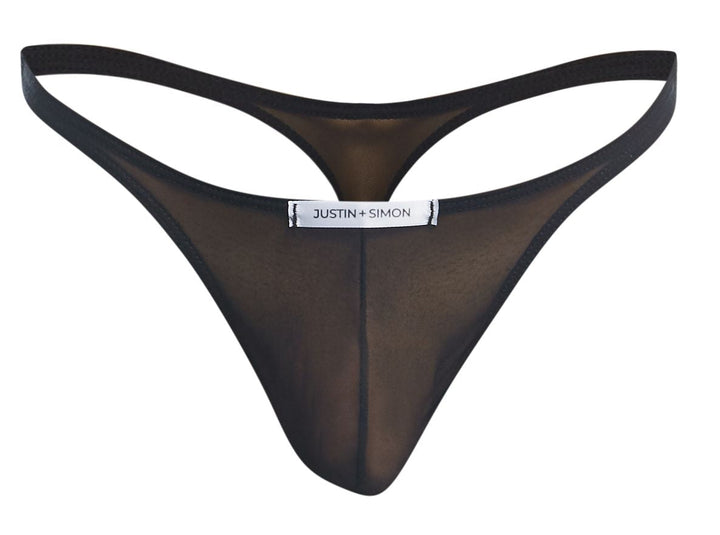 CandyMan JUSTIN+SIMON XSJ03 Classic Men's Thong in Black – men's thongs