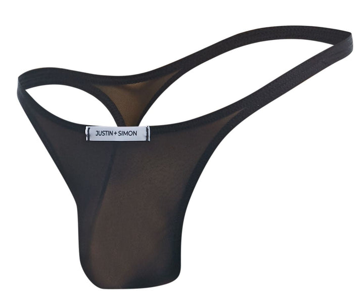 CandyMan JUSTIN+SIMON XSJ03 Classic Men's Thong in Black – men's thongs