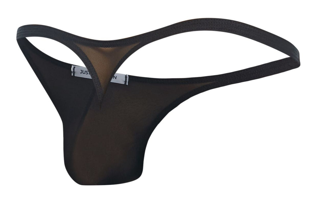CandyMan JUSTIN+SIMON XSJ03 Classic Men's Thong in Black – men's thongs