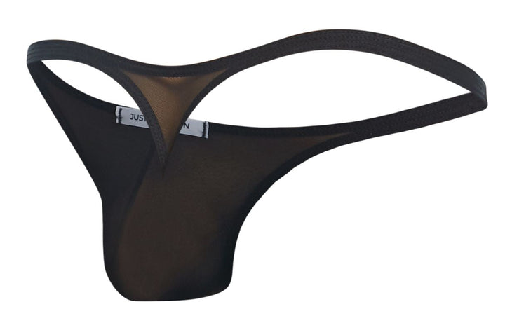CandyMan JUSTIN+SIMON XSJ03 Classic Men's Thong in Black – men's thongs