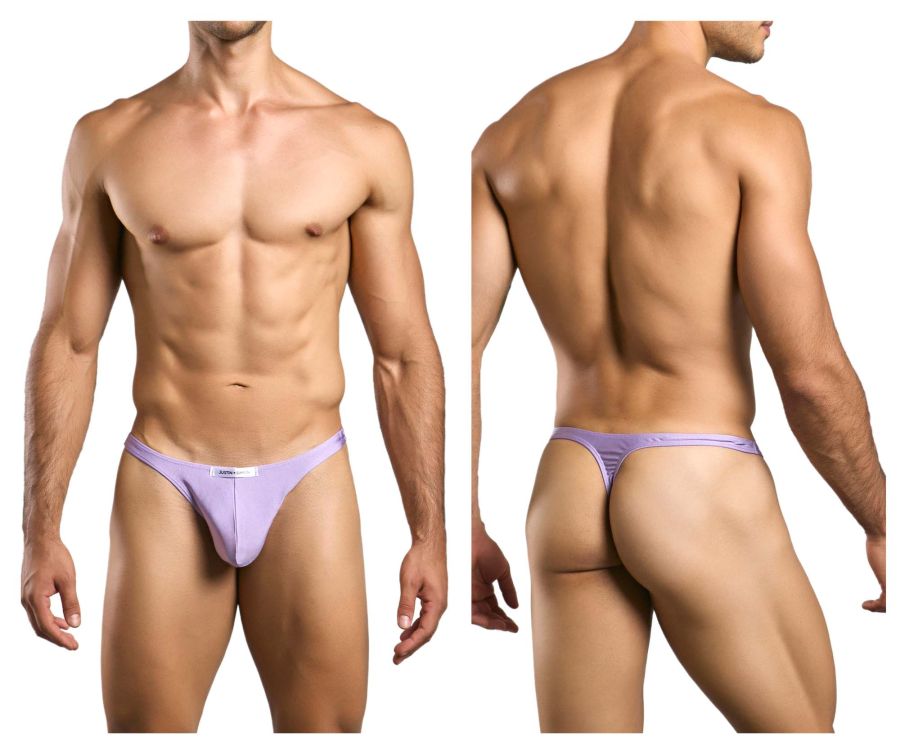 CandyMan JUSTIN+SIMON XSJ03 Classic Men's Thong in Lilac – men's thongs