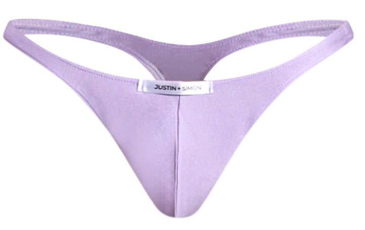 CandyMan JUSTIN+SIMON XSJ03 Classic Men's Thong in Lilac – men's thongs