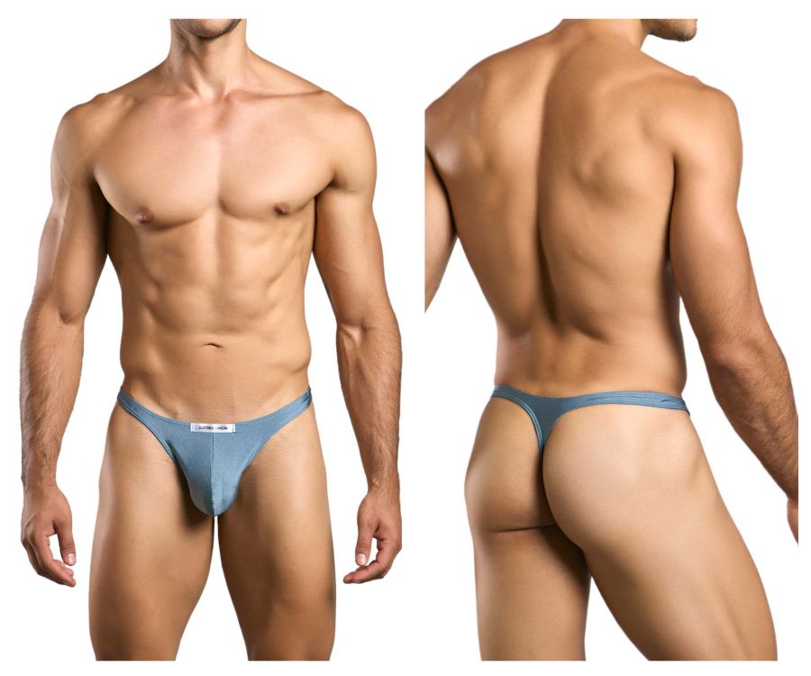 CandyMan JUSTIN+SIMON XSJ03 Classic Men's Thong in Metal Green – men's thongs