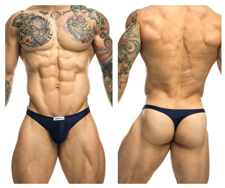 CandyMan JUSTIN+SIMON XSJ03 Classic Men's Thong in Navy – men's thongs