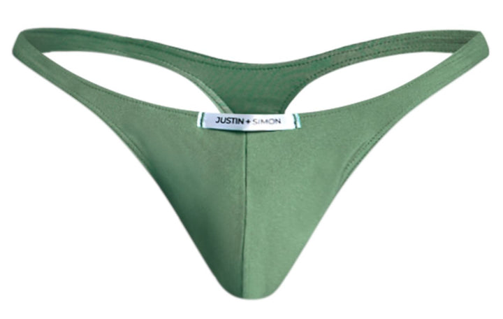 CandyMan JUSTIN+SIMON XSJ03 Classic Men's Thong in New Green – men's thongs
