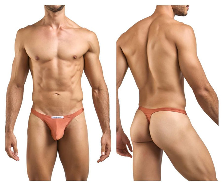 CandyMan JUSTIN+SIMON XSJ03 Classic Men's Thong in Ochre – men's thongs