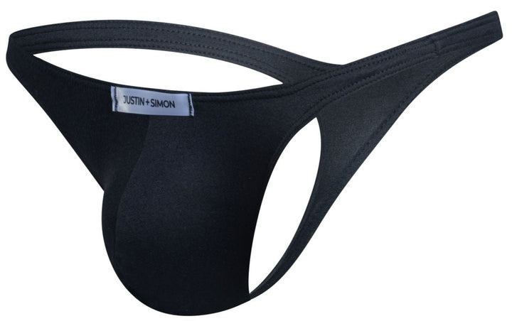 CandyMan JUSTIN+SIMON XSJ03 Classic Men's Thong in Peach Black – men's thongs