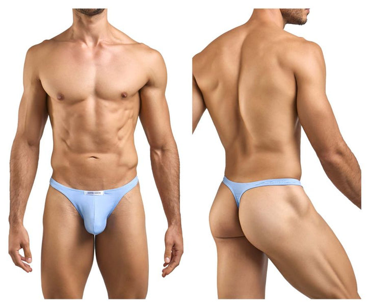 CandyMan JUSTIN+SIMON XSJ03 Classic Men's Thong in Peach Blue – men's thongs