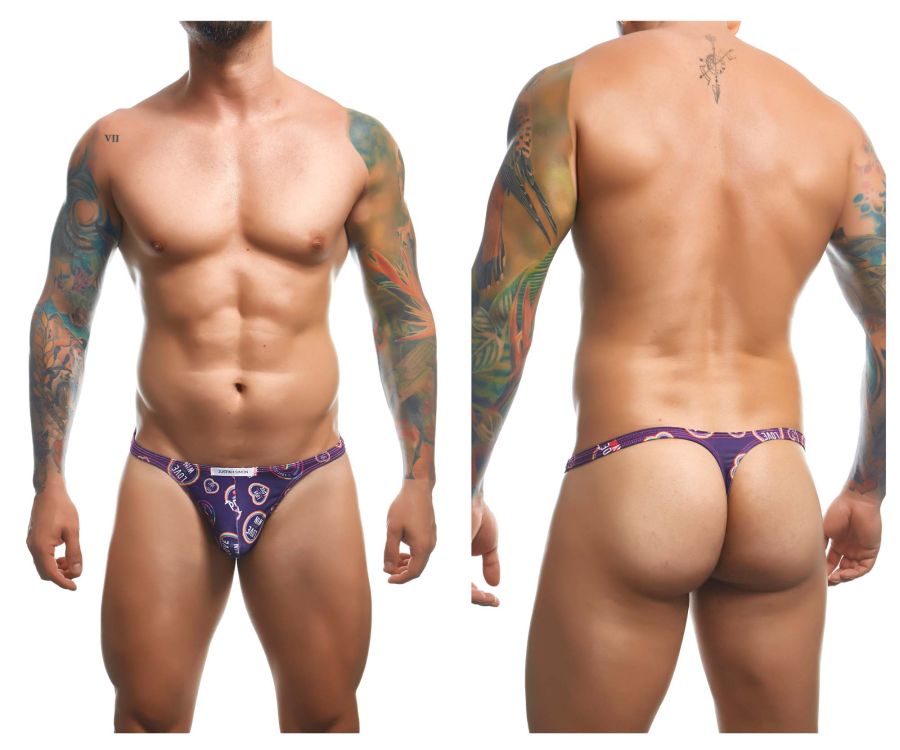 CandyMan JUSTIN+SIMON XSJ03 Classic Men's Thong in Pride – men's thongs