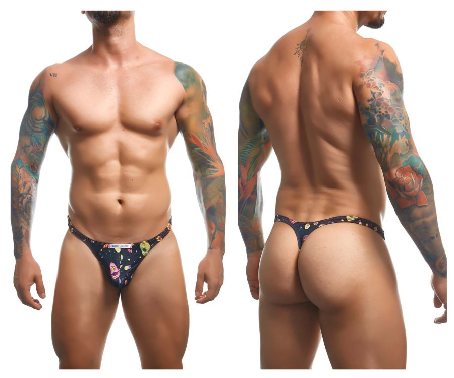 CandyMan JUSTIN+SIMON XSJ03 Classic Men's Thong in Psycodelic – men's thongs
