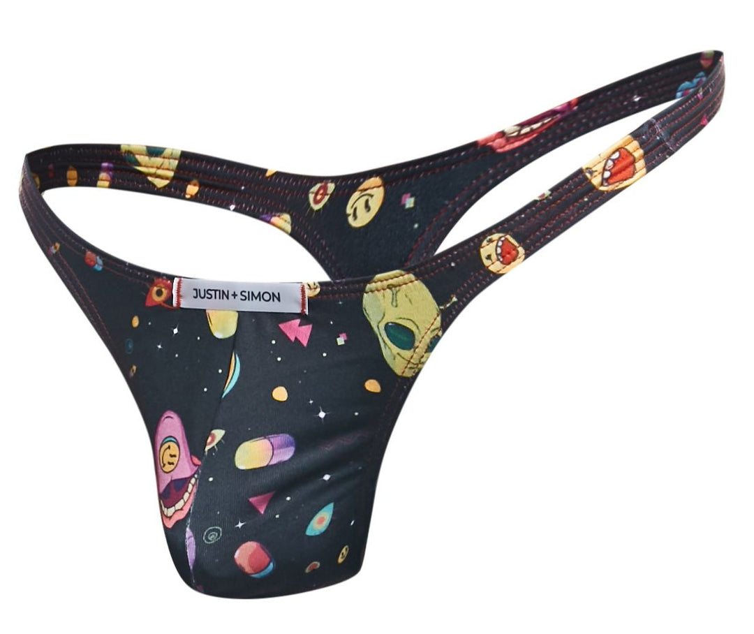 CandyMan JUSTIN+SIMON XSJ03 Classic Men's Thong in Psycodelic – men's thongs